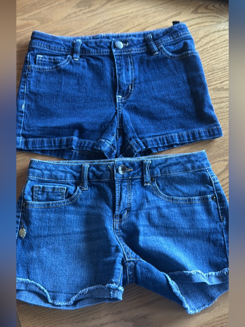Denim Jean Shorts -  (Two Pair)